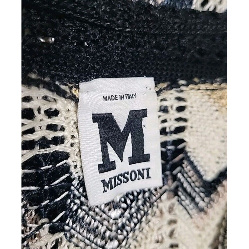 Missoni Black and Beige Zigzag Cardigan - Picture 2 of 14